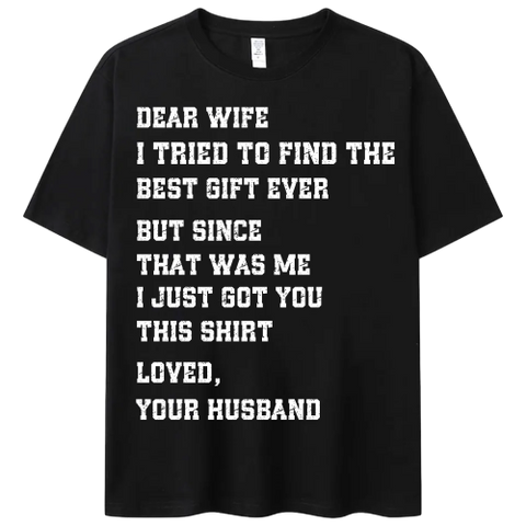 Personalized "I Tried To Find The Best Gift Ever But Since That Was Me" Funny Family T-Shirt - Custom Text Gift