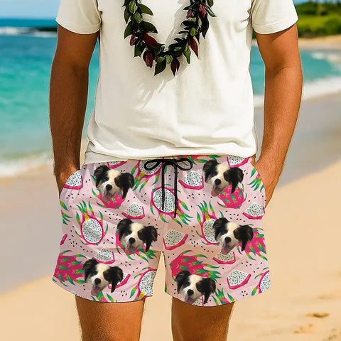 Your Face on a Hawaiian Shorts – Funny Custom Beachwear