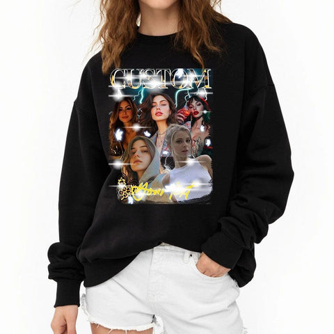 Camiseta de rap pirata vintage personalizada de los 90 - Camiseta retro de hip-hop personalizada - Regalo único para amigos y familiares