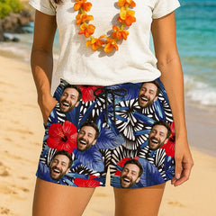 Personalized Tropical Shorts – Wear Your Face Proudly