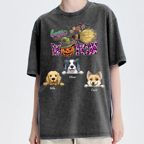 Personalised Halloween T-Shirts – Choose your design, pet image, custom name