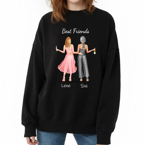 T-shirt, sweat à capuche ou sweat-shirt unisexe surdimensionné personnalisé - Cadeau pour amis, famille, camarade de classe