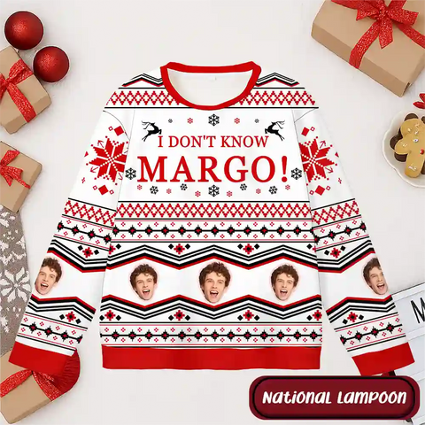Custom Ugly Xmas Sweater | Iconic Todd & Margo Comedy Quote