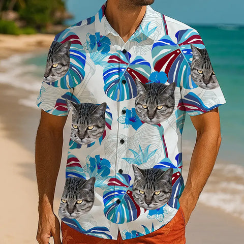 Custom Face Hawaiian Shirt – Funny Personalized Summer Gift