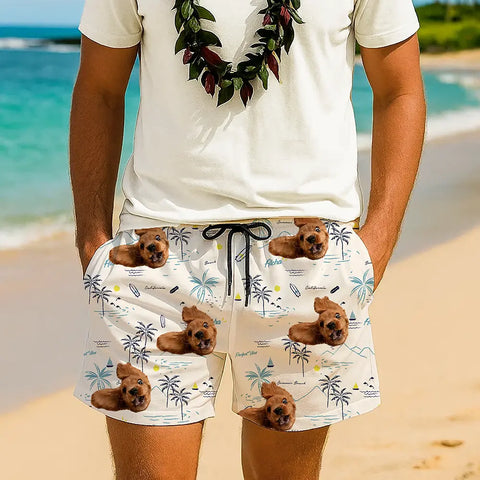 Tropical Photo Shorts – Personalized for Summer Fun