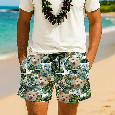 Personalized Photo Shorts – Custom Summer Vacation Outfit