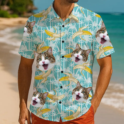Your Face on a Hawaiian Shirt – Funny Custom Summer Gift