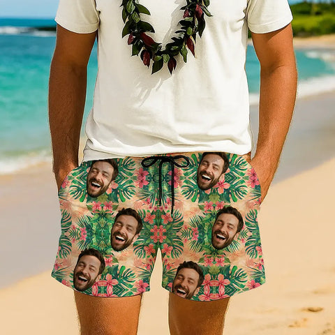 Your Photo, Your Shorts – Custom Face Print for Summer Fun