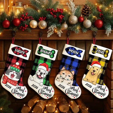 Personalized Dog & Cat Christmas Stocking