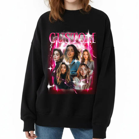 Camiseta de rap pirata vintage personalizada de los 90 - Camiseta retro de hip-hop personalizada - Regalo para novia, familia y amigos