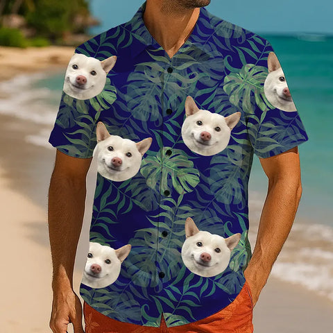 Custom Face Shirt – Vibrant Hawaiian Style for Summer Vibes