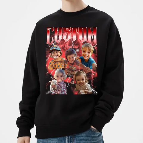 Custom Vintage Rap Tee – Personalized 90s Bootleg Style Shirt