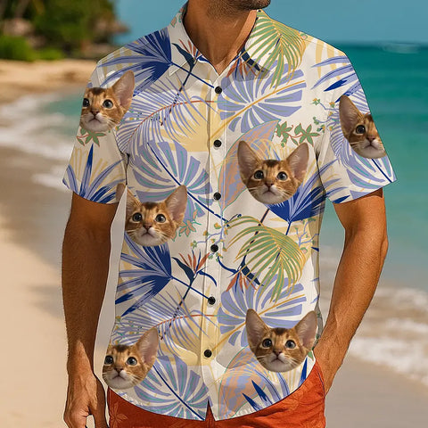 Personalized Hawaiian Shirt with Your Face – Unique Beachwear