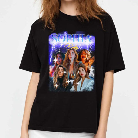 Camiseta de rap pirata vintage de los 90 personalizada - Camiseta retro de hip-hop personalizada - Regalo para amigos y familiares