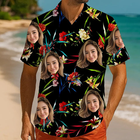 Camisa hawaiana con foto personalizada: atrevida, divertida y tropical 