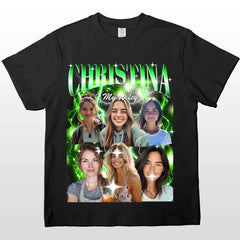 Camiseta retro de rap de los 90: regalo vintage personalizado para amantes de la música y para ella 