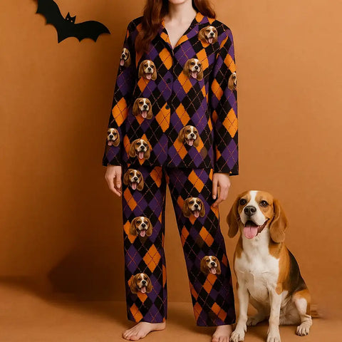 Personalized Dog & Cat Pajamas – Custom Photo & Name Sleepwear