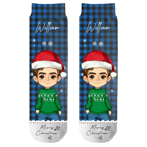 Personalized Custom Christmas Stocking - Gift For Family, Christmas Gift