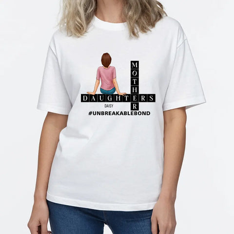 Vínculo inquebrantable entre madre e hija: camisetas, sudaderas y sudaderas personalizadas 