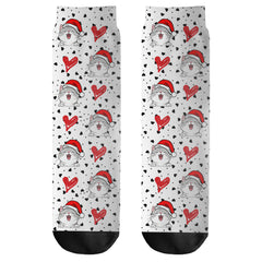 Personalized Christmas Socks – Custom Cat Breed, Holiday Elements & Pattern