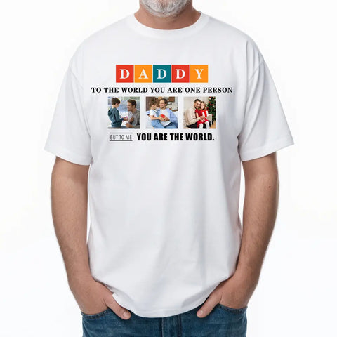 Daddy Personalized  Photo Father's Day - Custom T-shirts, hoodies, sweatshirts