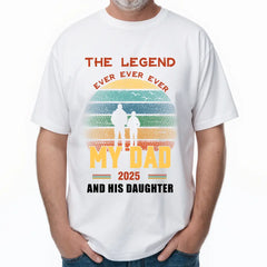 La leyenda, Llámame papá - Camisetas, sudaderas y sudaderas personalizadas para la familia - Día del padre, regalo de cumpleaños para el abuelo 