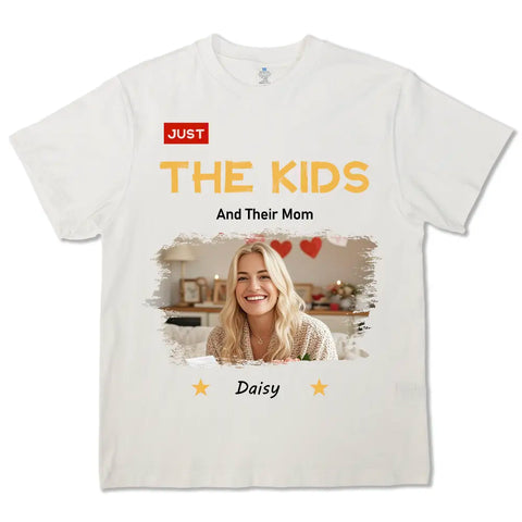 Juste une maman et ses enfants - T-shirts, sweats à capuche et sweatshirts personnalisés, cadeau pour maman