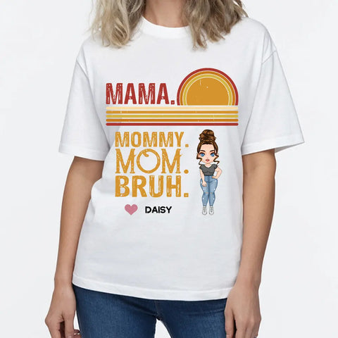 Personnalisation graphique - T-shirts, sweats à capuche et sweatshirts en coton premium personnalisés - Cadeaux pour maman