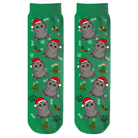 Custom Christmas cat stockings - choose a cute cat
