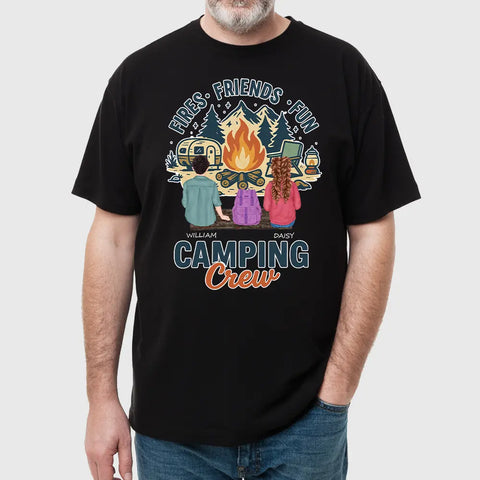 Camping Family - Camisetas de algodón personalizadas, sudaderas, sudaderas con capucha, regalos para los amantes del camping