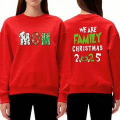 Personalized Grinch-themed family T-shirts, sweatshirts, and hoodies – double-sided print