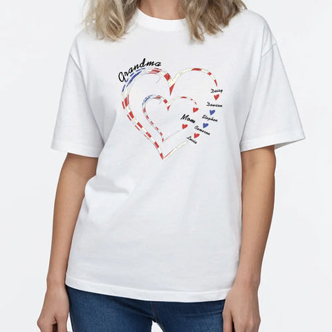 Être grand-mère rend ma vie complète - T-shirts, sweats à capuche et sweatshirts personnalisés pour la famille, cadeau pour maman, grand-mère 