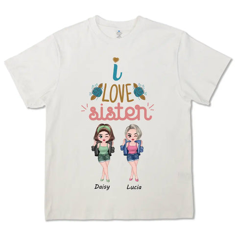 avec des amis, t-shirts en coton personnalisés, sweats à capuche, sweatshirts, cadeaux pour sœurs 