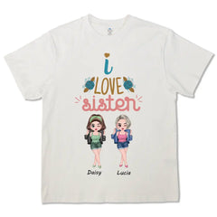 with friends, personalized cotton t-shirts, hoodies, sweatshirts, gifts for sisters