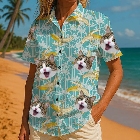 Your Face on a Hawaiian Shirt – Funny Custom Summer Gift