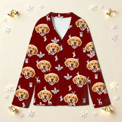 Custom Christmas Pajamas with Family Photo – Matching Holiday Set