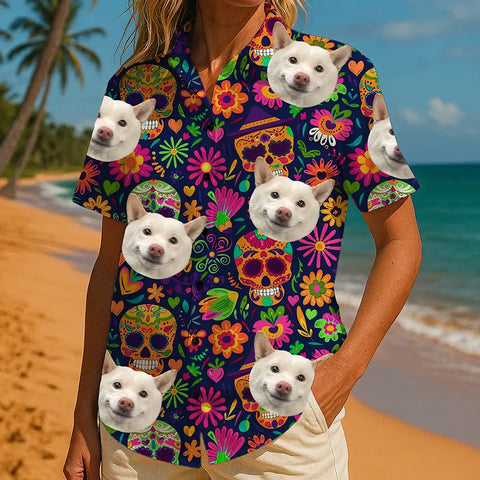 Camisa hawaiana con cara personalizada: ¡personalizada para el verano! 