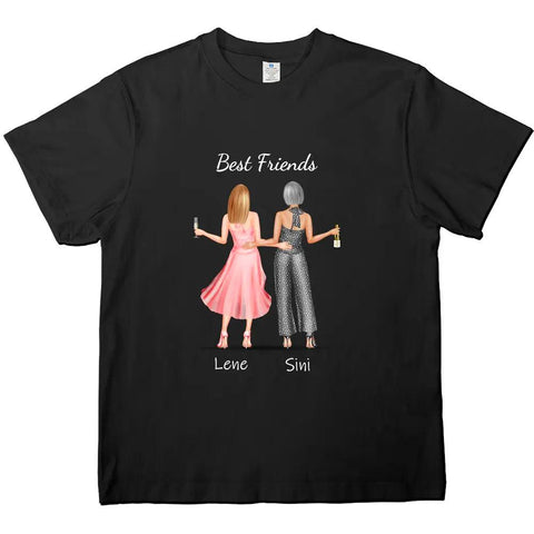 T-shirt, sweat à capuche ou sweat-shirt unisexe surdimensionné personnalisé - Cadeau pour amis, famille, camarade de classe