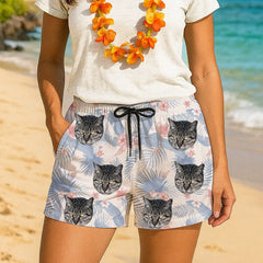 Pantalones cortos hawaianos personalizados con tu foto: un regalo divertido para las vacaciones