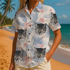 Camisa hawaiana personalizada con tu foto: un regalo divertido para las vacaciones 