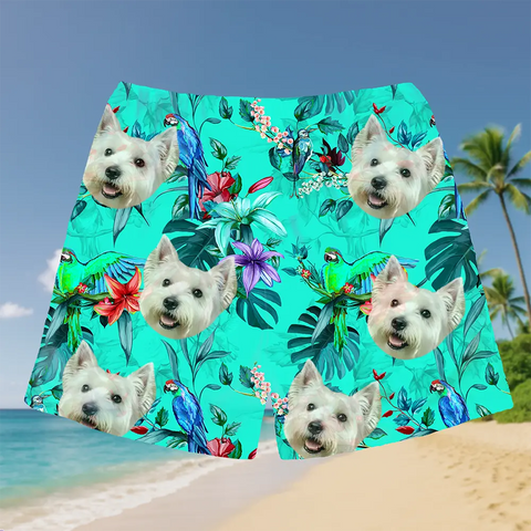 Custom Face Hawaiian Shorts – Unique Summer Vacation Outfit