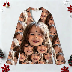 Christmas Pajama Set – Custom Long Sleeve for Families & Pets