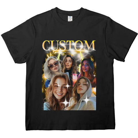 T-shirt Bootleg Rap personnalisé – Style vintage années 90 | Cadeau personnalisé