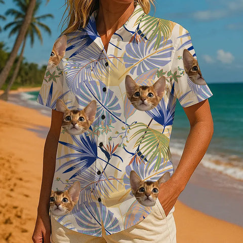 Personalized Hawaiian Shirt with Your Face – Unique Beachwear