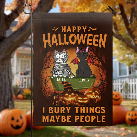 Personalized Halloween Flags – Custom Pet Garden Flags for Home