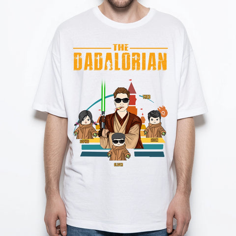 Camiseta personalizada "Papá legendario": regalo personalizado del Día del Padre para el mejor héroe del mundo, hecho por niños. 