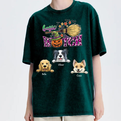 Personalised Halloween T-Shirts – Choose your design, pet image, custom name