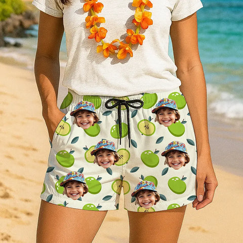 Custom Hawaiian Shorts with Your Photo – Personalized Vacation Gift
