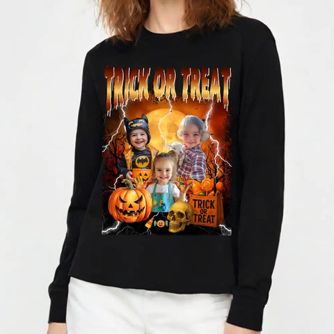 Personalized Bootleg Halloween Shirt – Custom Pet & Name, Funny Retro Dog Tee, Unique Halloween Gift