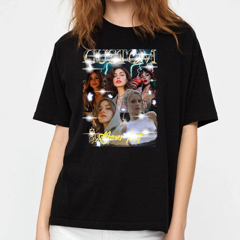 Camiseta de rap pirata vintage personalizada de los 90 - Camiseta retro de hip-hop personalizada - Regalo único para amigos y familiares